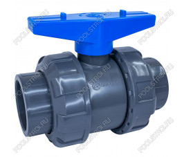 Кран шаровый d25 (уплотнение TPV, остальное EPDM) с муфтовым окончанием AQUAVIVA
