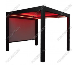 LED лента RGB c алюминиевой планкой -  3.0м x2 (Антрацит)