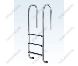 Лестница  3 ступени  (у.б.) Flexinox WALL  AISI-316 (87131132)
